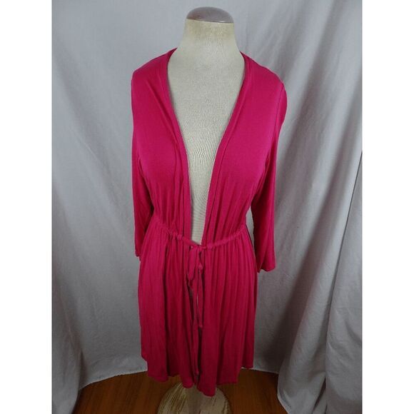 Torrid Super Soft Knit Pink Robe Size 1 - Picture 1 of 8